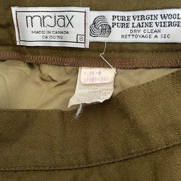 VINTAGE Mr.Jax Wool Pencil Skirt - Picture 4 of 4